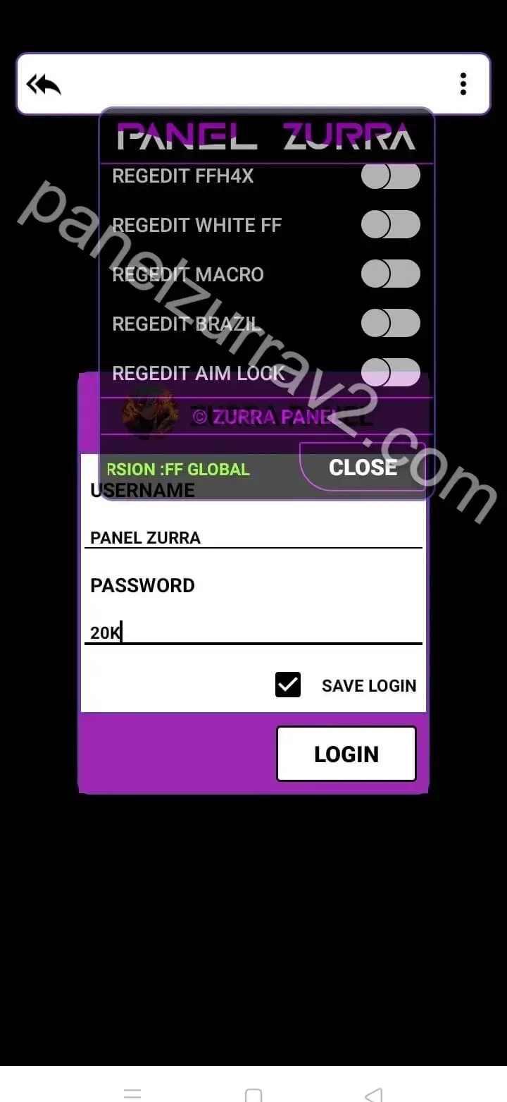 Screenshot of Panelzurra v2 APK